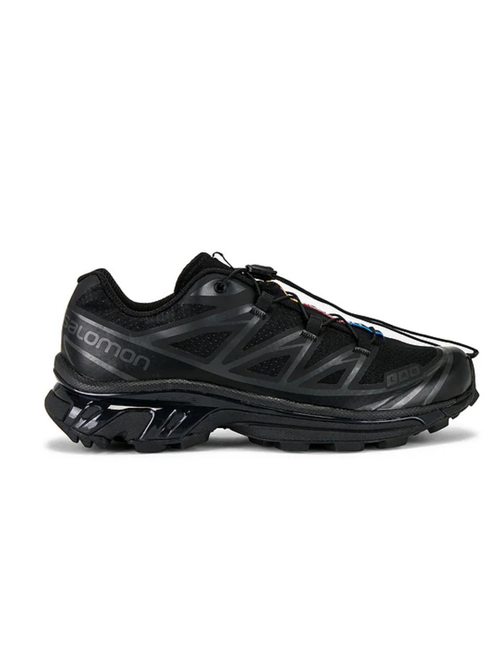 Salomon Black Men's Trail Running Shoe with Quicklace